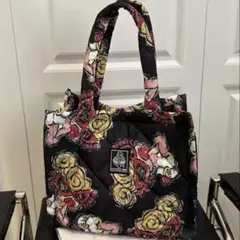 あ*ん様 ラスト1点✨大人気ブラック　ヒスミニ　スクエアトートバッグ　新品　雑誌