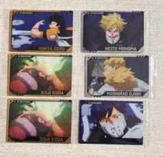 ヒロアカ ウエハース4 物間寧人 飯田天哉 瀬呂範太 口田甲司 尾白猿尾 6枚