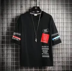 ブラック メンズ ビッグシルエット オーバーサイズ 白 XL 新品 未使用