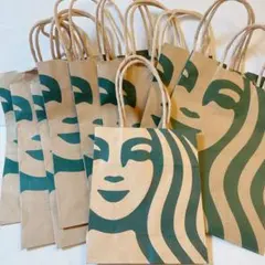 スターバックス スタバ 紙袋 10枚セット