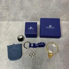 本日値下ヴィンテージ美品☆スワロフスキーアクセサリー5点＜箱付き