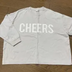 ブランシェス　CHEERS刺繍入りカットソー　ロンT