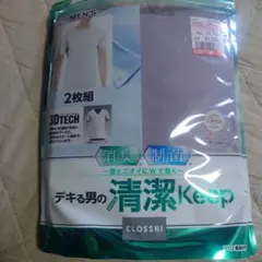 CLOSSHI メンズ インナー 2枚組 3DTECH 消臭 制菌のサムネイル