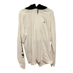 チャンピオン　フード付き　切り返し　ロンT XL 白