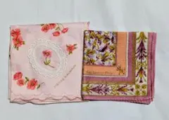 PIERRE BALMAIN Guy Larocheハンカチ 2枚セット