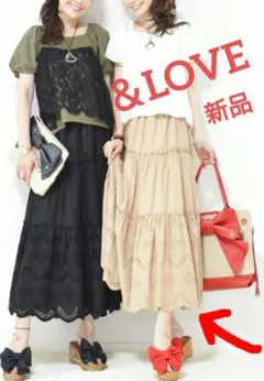 春夏物セール★新品タグ付★&LOVEロングスカート アンドラブ QVCのサムネイル