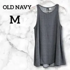 OLD NAVY 【M】ノースリーブチュニック 幾何学模様