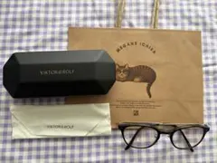 VIKTOR & ROLF VR-1001 BRH ブラウンハーフ メガネ - メルカリ