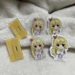 にじさんじチョコエッグプラス 星川サラ クリアスタンド ステッカー ２個 セット