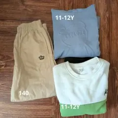 子供服　まとめ売り　トレーナーとパンツ