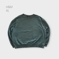 H&M 無地 ソリッド スウェット XL ブランク トレーナー 古着のサムネイル