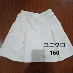 160 ユニクロ ドライスウェットミニスコート ホワイト