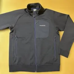 【美品】モンベルキッズジャケット ネイビー 160 1114394