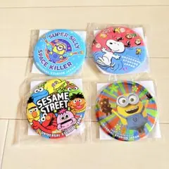25周年 缶バッジ usj 缶バッジ エルモ モッピー クッキーモンスター