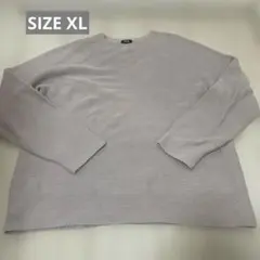 UNIQLO ニット　メンズ　XL グレー　長袖　秋　カーディガン　セーター
