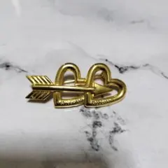 Moschino ゴールド ハート 矢 ブローチのサムネイル