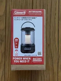 Coleman バッテリーガードLEDランタン 200 ブラックのサムネイル