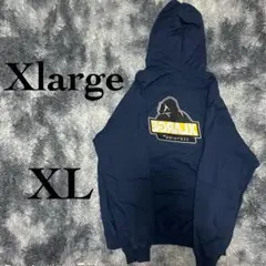 (値下げ可）XLARGE ネイビー パーカー Lサイズ