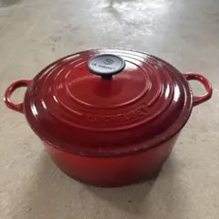 LE CREUSET オーバル 25cm レッド 鋳物ホーロー ル・クルーゼ - メルカリ