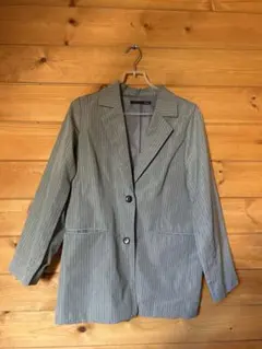 Heather グレー ストライプジャケットのサムネイル