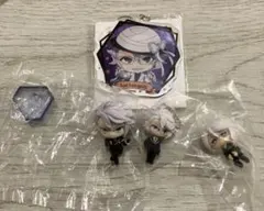 ツイステ　アズール　4点セット　フィギュア　アクリルキーホルダー