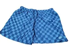 NIKE ハーフパンツ チェッカーフラッグ柄 XXL