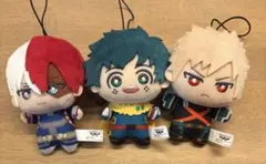 ナムコ　僕のヒーローアカデミア　ちみっともぬい　緑谷出久　爆豪勝己　轟焦凍