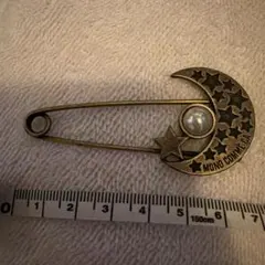 モノコムサ　MONO COMME CA ストールピン　ピン　月　星