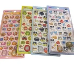 【正規品】ボンボンドロップシール　たまごっち　4枚セット　コンプリート