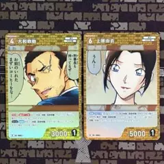 名探偵コナンカード 哀色の宿命 R 大和敢助 上原由衣 レア 各1枚