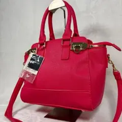 【極美品✨】アルトローズ 2way ハンドバッグ ピンク　韓国ファッションのサムネイル