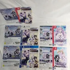 【ゲーム ジャケット】超次元ゲイムネプテューヌ　シリーズ　ジャケット 5点