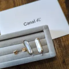 カナル４℃　k10&シルバー　ピアスのサムネイル