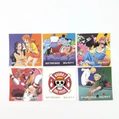 ONE PIECE ROUND1 ノベルティ ステッカー 6枚セット 非売品