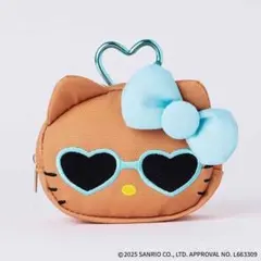 mini 1月号 冬でも日焼け♡ サングラスのハローキティポーチチャーム