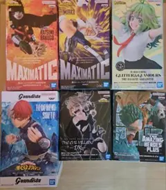 最新プライズ フィギュア8点SET ヒロアカ NARUTO 鬼滅の刃 新品未開封