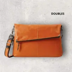 ♦︎新品♦︎HARVEST DOUBLES★イタリア製牛革　レザー　ショルダーバッグ