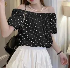 スナイデル　トップス　水玉　フリーサイズ