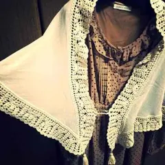 ローリーズファーム・三角ストール