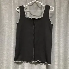 メロウ加工 キャミソール ブラックのサムネイル