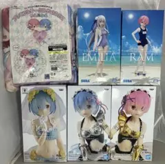 【新品】Re：ゼロから始める異世界生活　EXQフィギュア　PMフィギュア　等６点