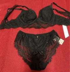 【新品】　aimerfeel C65 セット　レース　ブラック　ブラ　ショーツ