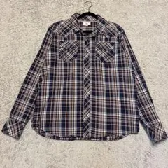 【新品同様】TRUE RELIGION ウエスタンシャツ ネルシャツ XL