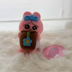 【 新品・未使用 】おぱんちゅうさぎ ぬいぐるみキーホルダー 持ちますマスコット