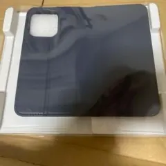 薄型手帳型ケース iphone 15 Pro 6.1インチ対応 ダークブルー