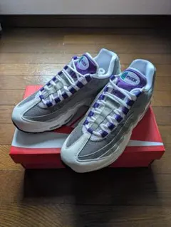 NIKE W AIR MAX 95 BIG BUBBLE（白／コートパープル）