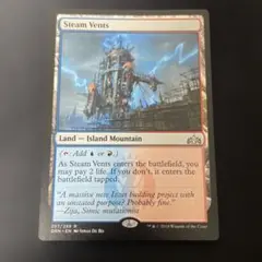 MTG 蒸気孔/Steam Vents 日本語版 ECL - メルカリ