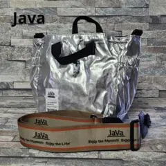 Java ジャバコラボ ジャガードテープ2WAY巾着バッグ ショルダーバッグ