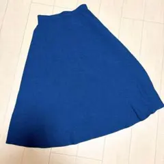 a.v.v standardネイビーフレアスカート　ゴムウエスト　Lサイズ