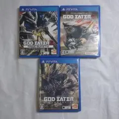 PSVitaソフト　ゴッドイーター３本まとめ　動作確認済み
